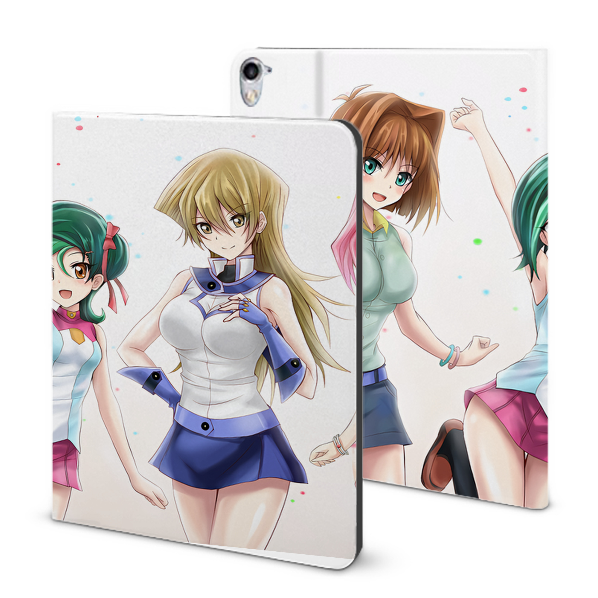 （画像用） 遊☆戯☆王 Yu-Gi-Oh! IPad ケース ブック型 PUレザー TPU 耐衝撃 軽量 薄型 ペン収納なし 全面保護 IPad 各モデル対応